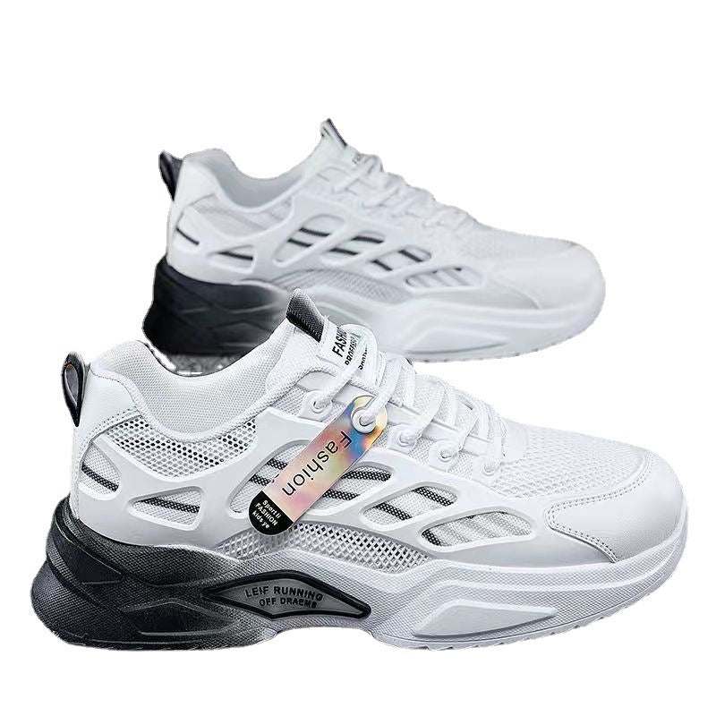 Spring Men's Shoes Student Casual Breathable Sneaker Running Men's Mesh Shoes Men's Dad Shoes