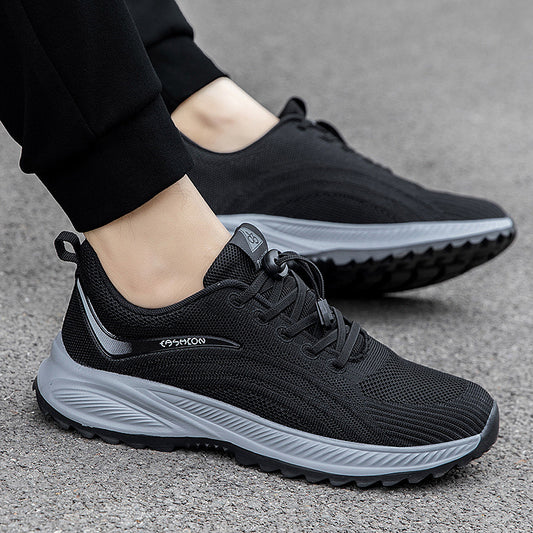 Lightweight Breathable Middle-aged And Elderly Non-slip Soft Sole Shoes