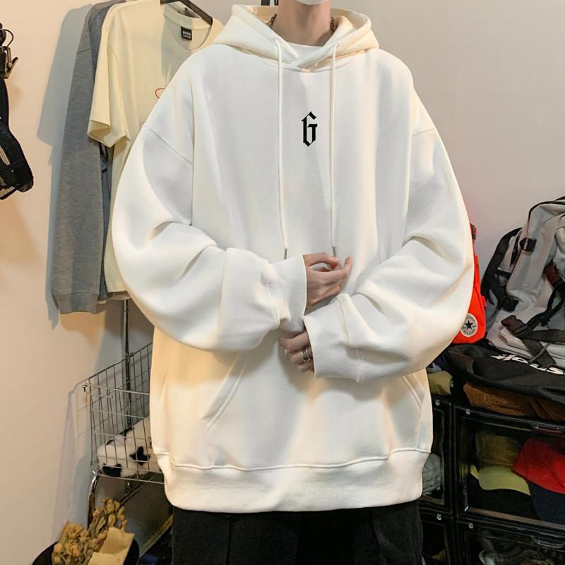 American-style Heavy Hooded Sweater For Boys